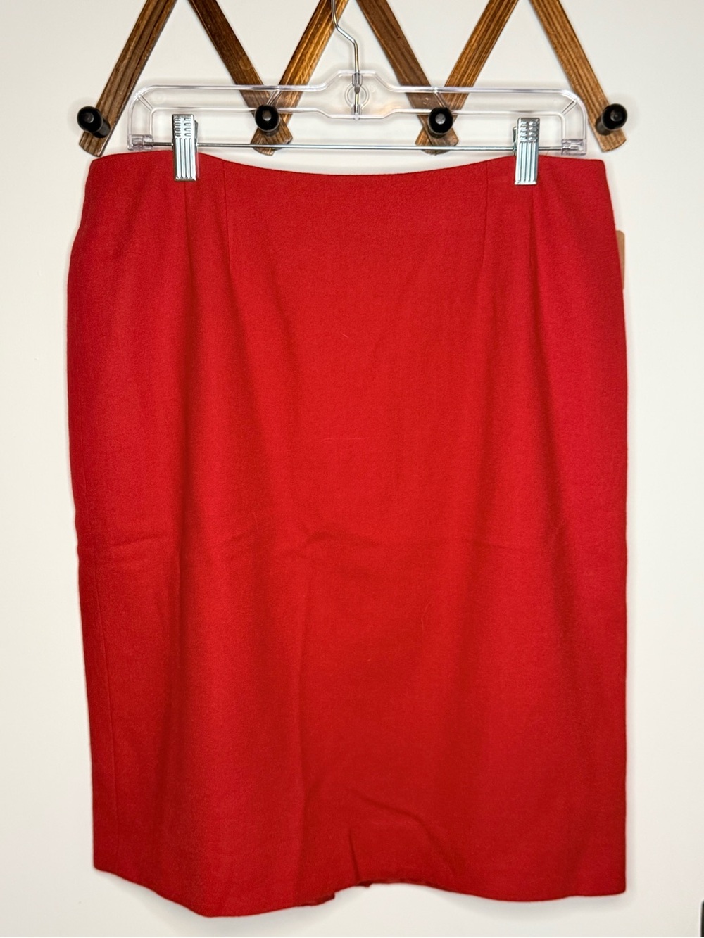 Ellen Tracy Red Pencil Skirt